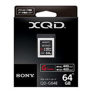 SONY정품) 소니메모리 XQD G시리즈 64GB/ QD-G64E (읽기속도440M/S 쓰기속도400M/S) *리더기별도*